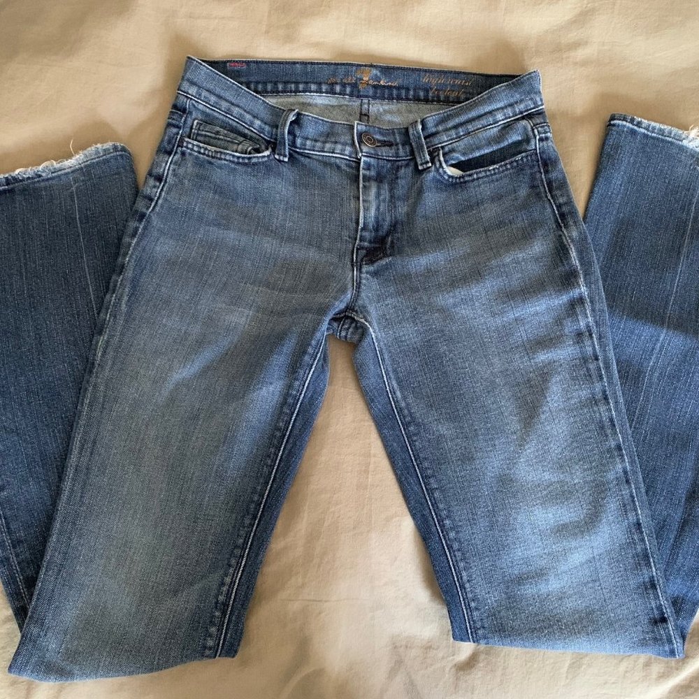 7FAM High Waist Bootcut Jeans